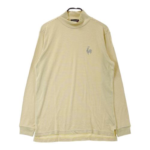 LE COQ GOLF ルコックゴルフ ハイネック 長袖Tシャツ ボーダー柄 ブルー系 L [240101456649] ゴルフウェア レディース ルコックゴルフ COQ GOLF 長袖 ブルー タートルネック長袖