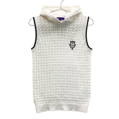 【ビームスゴルフ】ゴルフウェア ベスト ロゴ 白 Lサイズ ビームスゴルフ】ゴルフウェア ベスト ロゴ 白 Lサイズ