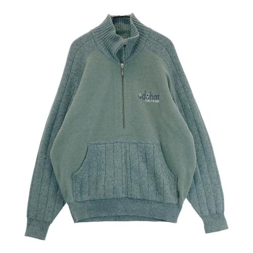 adabat アダバット ゴルフ ハーフジッププルオーバー 撥水加工】異素材組み合わせ ハーフジッププルオーバー