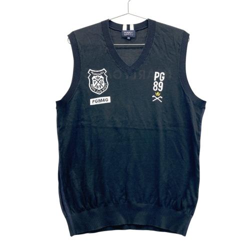 PEARLY GATES パーリーゲイツ ニットベスト ブラック系 サイズ：4