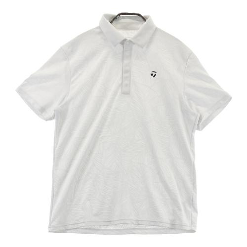 TaylorMade ポロシャツ Lサイズ ホワイト サイズ：L TAYLOR MADE テーラーメイド 半袖ポロシャツ ホワイト