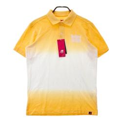 【美品】NEW BALANCE GOLF ゼブラボーダー柄 半袖ポロシャツ L 美品】NEW BALANCE GOLF ゼブラボーダー柄 半袖ポロシャツ L 美