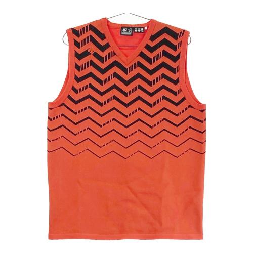 DESCENTE GOLF デサントゴルフ ジップベスト ブラック系 サイズ：L