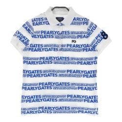【新品未使用】PEARLY GATES⭐︎ポロシャツ レディース（タグ付き） 新品未使用タグ付き♪PEARLY GATES 30周年ポロシャツ ネイビー 0