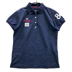 新品タグ付✨未使用 パーリーゲイツ ストレッチポロシャツ ゴルフウェア 黒系 L ストレッチミニバブル半袖ポロシャツ | PEARLY GATES（パーリー