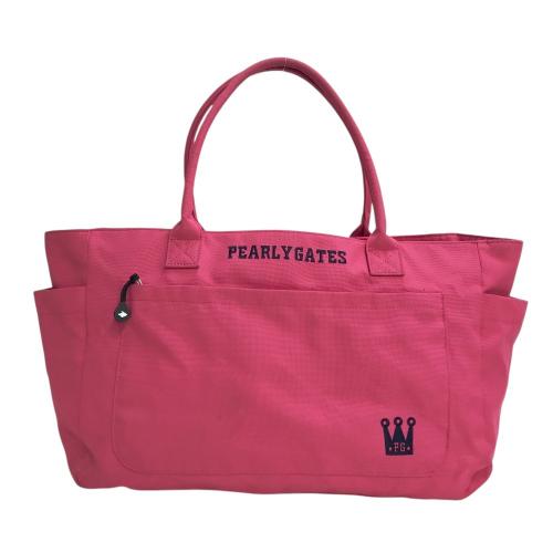 【新品未使用】PEARLY GATES ピンク トートバッグ 未使用品 PEARLY GATES☆ピンク トートバッグ 大 PEARLY GATES