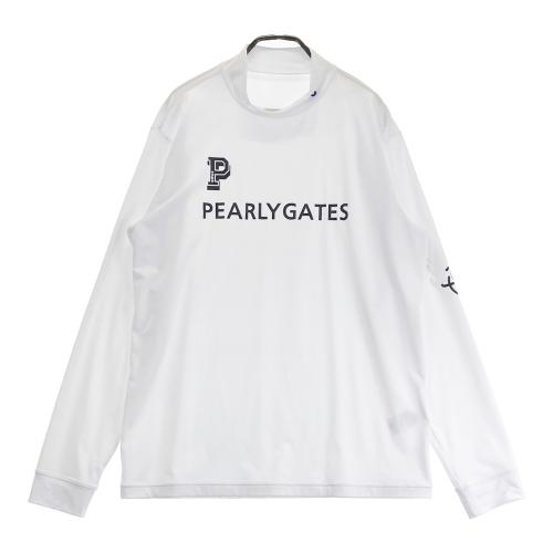 PEARLY GATES パーリーゲイツ ハイネック 長袖Tシャツ ホワイト