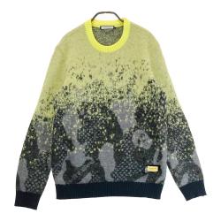 MARK&LONA マークアンドロナ　別注ウール　ニット　セーター　ロゴ　ゴルフ MARK&LONA マークアンドロナ ニットセーター ウール混 スカル 総