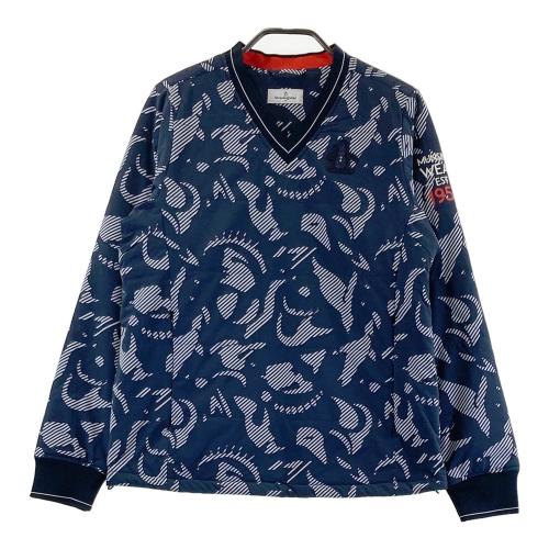 Munsingwear ジャケット ゴルフウェア 総柄 ロゴ マンシングウェア MUNSING WEAR マンシングウェア 中綿スニード ジャケット 総柄