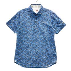 MASTER BUNNY EDITION ゴルフ 新品 半袖 紺色 サイズ：4 MASTER BUNNY EDITION マスターバニーエディション