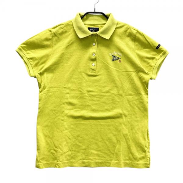 未使用品 PEARLY GATES ポロシャツ 0 レディース 迷彩 ニコちゃん PEARLY GATES 【新品】パーリーゲイツ 半袖ポロシャツ 白