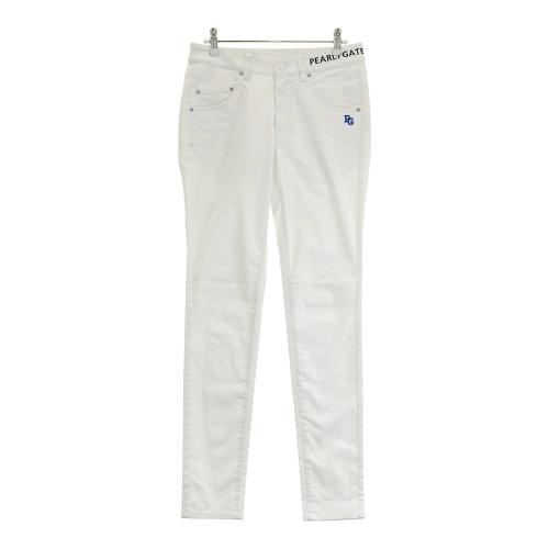 ◆新品未使用◆パーリーゲイツ レディース ストレッチ ホワイトパンツ 1 PEARLY GATES パーリーゲイツ ストレッチパンツ チェック柄 ホワイト系