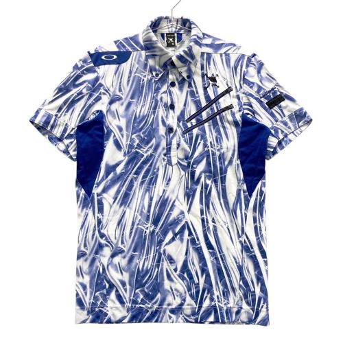 OAKLEY オークリー 434299JP 半袖ポロシャツ ボタンダウン 総柄
