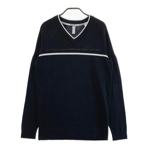【美品】90s adidas GOLF Vネックセーター ネイビー Lサイズ 美品】90s adidas GOLF Vネックセーター ネイビー Lサイズ