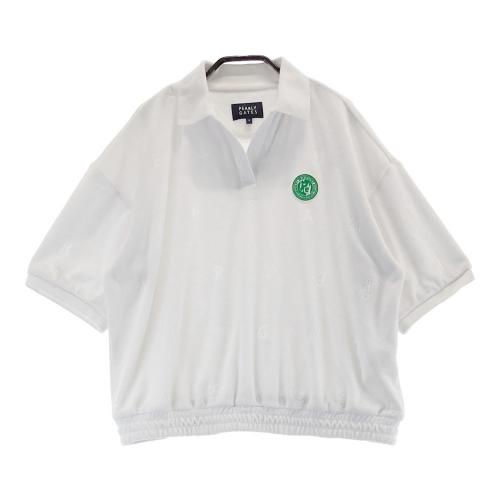 新品 2024年モデル パーリーゲイツ 半袖 ポロシャツ 4 白 ホワイト ロゴ 新品 2024年モデル パーリーゲイツ 半袖 ポロシャツ 4 白