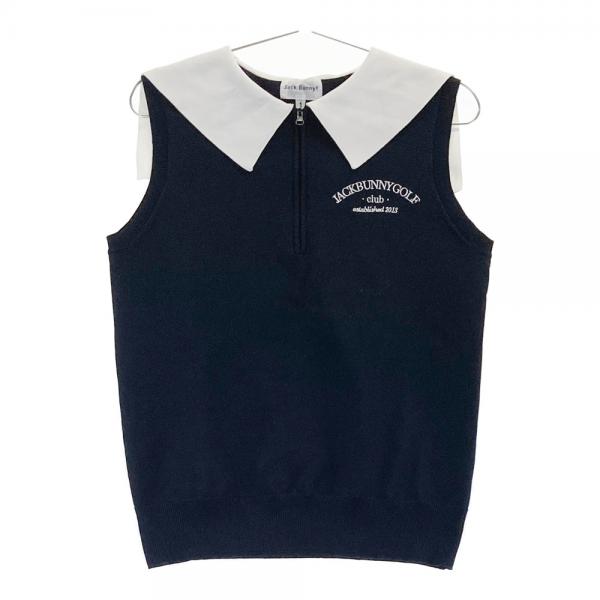 JACK BUNNY GOLF ノースリーブハーフジップシャツ JACK BUNNY GOLF ノースリーブハーフジップシャツ