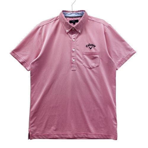 CALLAWAY キャロウェイ 半袖ポロシャツ ボタンダウン チェック柄