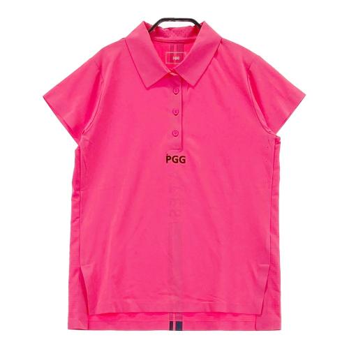 PGG PEARLY GATES パーリーゲイツ 半袖ポロシャツ ピンク系
