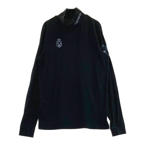 未使用　パーリーゲイツ ハイネック長袖シャツ ブラック PEARLY GATES パーリーゲイツ ハイネック インナー 長袖Tシャツ
