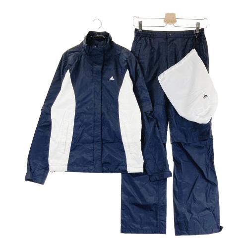【極美品】アディダスゴルフ ワンピース型レインウェア 2way S 千鳥柄 adidas アディダス 2WAYレインワンピース ピンク×白 ギンガム