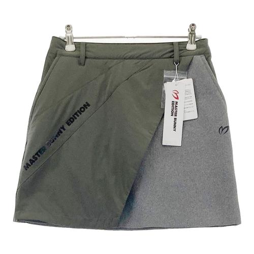 美品⁂マンシングウェア⁂ダウン切替ニットジャケット　アーガイル　トリコロール　M MUNSING WEAR マンシングウェア ダウン切替 フード付 ニット