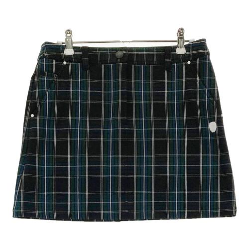 23区GOLF ニジュウサンクゴルフ ストレッチスカート チェック柄 グレー