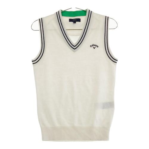 CALLAWAY キャロウェイ ニットベスト ホワイト系 サイズ：L ランク：B