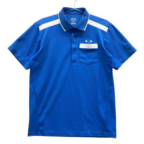 美品★ オークリー OAKLEY 半袖ポロシャツ ブルー 2018春夏モデル ★Lサイズ OAKLEY オークリー FOA400797 半袖ポロシャツ カモフラ柄 ブルー系