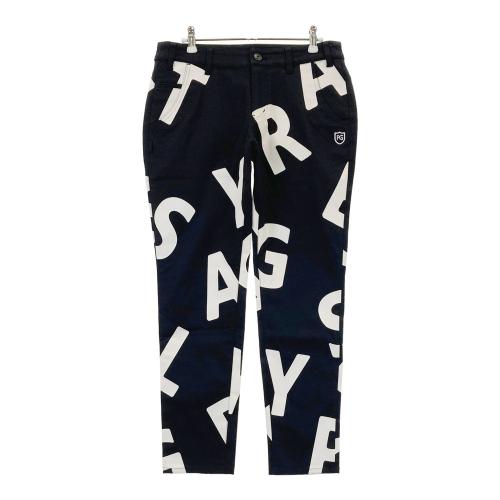 パーリーゲイツ　0/S ロングパンツ　星スター柄　総柄　ビンテージ加工 通年 パーリーゲイツ ロングパンツ 00/SS 総柄 スター 星