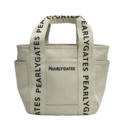 PEARLY GATES カートバッグ&巾着 株主優待【新品未使用】ホワイト 楽天市場】パーリーゲイツ PEARLY GATES 35th 帆布 カートバッグ