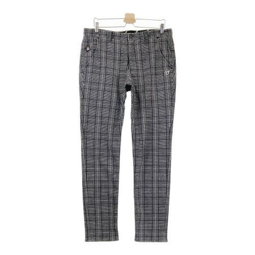 マスターバニーエディション　1/M ロングパンツ　ウール　起毛　グレー系 マスターバニー×バットマン パンツ グレー×黒 サイドロゴ ウール