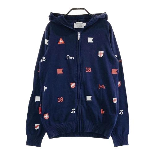 アドミラルゴルフ☆ダブルジップ 中綿 パーカー 裏地蓄熱