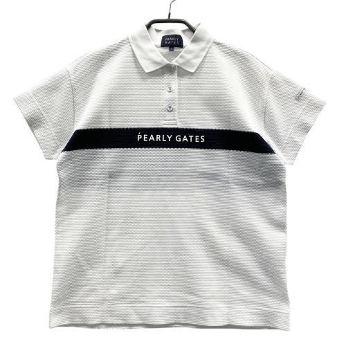 PEARLY GATES ポロシャツ 半袖 ホワイト PEARLY GATES 【新品】パーリーゲイツ 半袖ポロシャツ 白