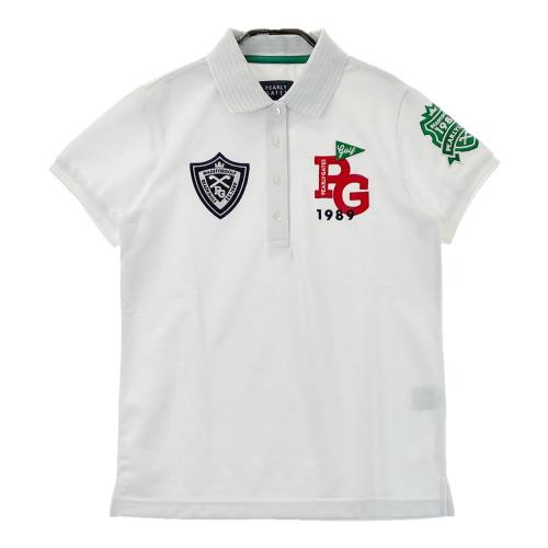 【新品 未使用】パーリーゲイツ　2025春夏新作　メンズ　半袖ポロシャツ　白　L PEARLY GATES パーリーゲイツ 2025年 半袖ポロシャツ ホワイト系