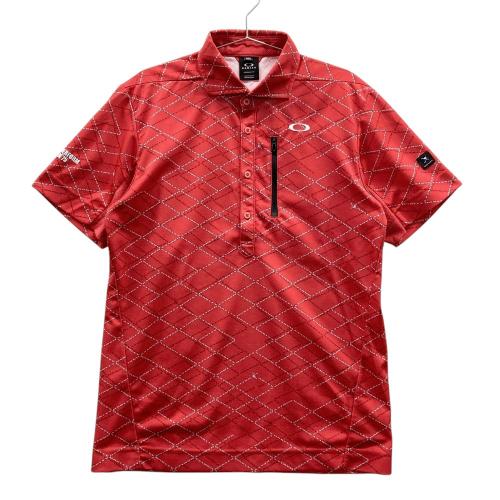 OAKLEY オークリー ;412026JP フード付 ジップベスト スカル 総柄