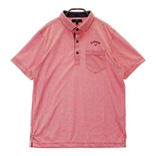 CALLAWAY キャロウェイ 半袖ポロシャツ レッド系 サイズ：M ランク：A