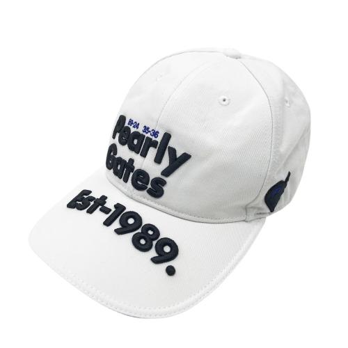 ⛳️ゴルフ　パーリーゲイツ キャップ　ホワイト　完売品 PEARLY GATES パーリーゲイツ キャップ ホワイト系 ランク：B