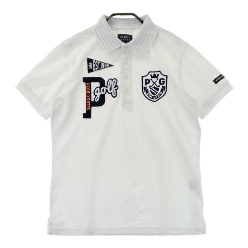 ★パーリーゲイツPEARLYGATES★定番系半袖ポロシャツ新品未使用ホワイト白 PEARLY GATES パーリーゲイツ 半袖ポロシャツ ホワイト系 サイズ