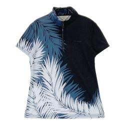 ランバンスポール　ストライプ×ドット　Lサイズ　半袖ゴルフワンピース　人気 LANVIN SPORT ランバン スポール - ワンピース -デサントストア