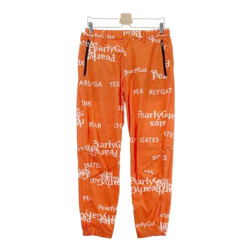 美品　パーリーゲイツ　２WAY　スニード　ロゴ オレンジ　にこちゃん　スマイル PEARLY GATES パーリーゲイツ 2WAY スニードジャック オレンジ系