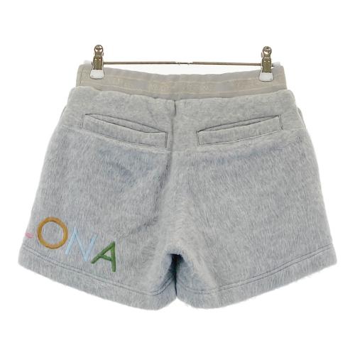 マークアンドロナ　ショートパンツ　サイズ48 美品 MARK&LONA マークアンドロナ 裏地付 ウール混ショートパンツ グレー系