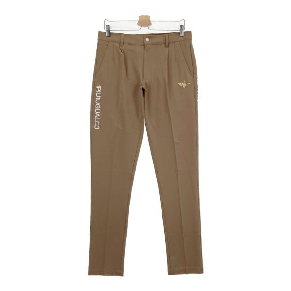 1PIU1UGUALE3 GOLF GRP166 ストレッチ ロングパンツ ブラウン系 サイズ