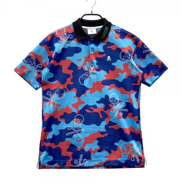 MARK&LONA マークアンドロナ 半袖ポロシャツ カモフラ 総柄