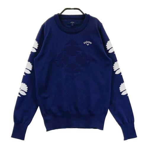 CALLAWAY キャロウェイ Vネック ニットセーター ネイビー系 サイズ：L