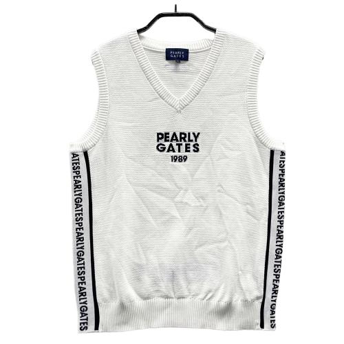 PEARLY GATES パーリーゲイツ Vネック ニットベスト サイドロゴライン