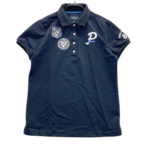 PEARLY GATES パーリーゲイツ 055-9160402 半袖ポロシャツ ネイビー系