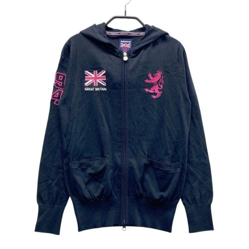 ADMIRAL アドミラル ニットメッシュ ジップパーカー ピンク系 サイズ
