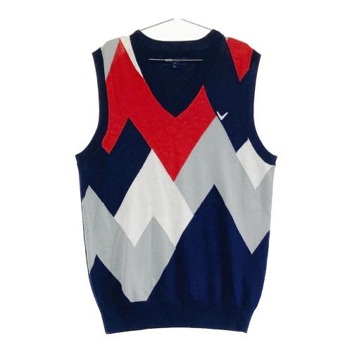 CALLAWAY キャロウェイ ニットベスト ネイビー系 サイズ：M ランク：B