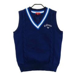 新品タグ付！Callawayキャロウェイ メンズVネック ゴルフベストL/紺 CALLAWAY(キャロウェイ) ベスト｜中古ゴルフウェア通販サイト