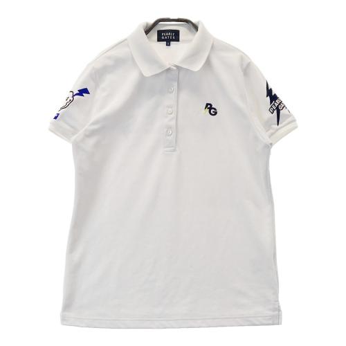 PEARLY GATES パーリーゲイツ ポロシャツ 白 ホワイト 半袖 PEARLY GATES パーリーゲイツ 半袖ポロシャツ ホワイト系 サイズ